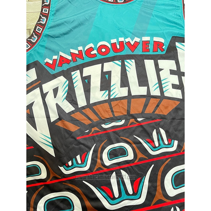 Camiseta Memphis Grizzlies Ja Morant #12 Mitchell & Ness Big Face Verde